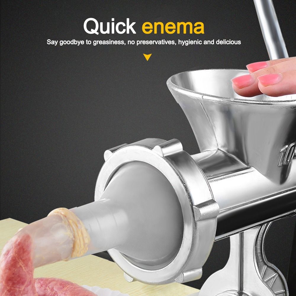 Kitchen Hand Gadgets - เครื่องบดเนื้อแบบมือหมุน ประหยัดพื้นที่ อเนกประสงค์ ใช้ทำไส้กรอก ผสมเนื้อ อุปกรณ์ครัว