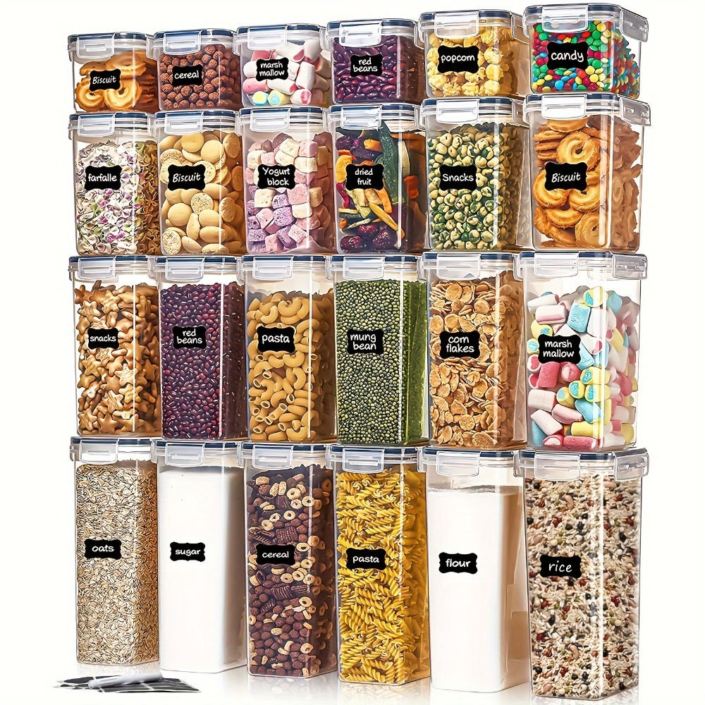 Kitchen Gadgets Deals - 24 ชิ้น กล่องเก็บอาหาร 12 กล่อง 12
