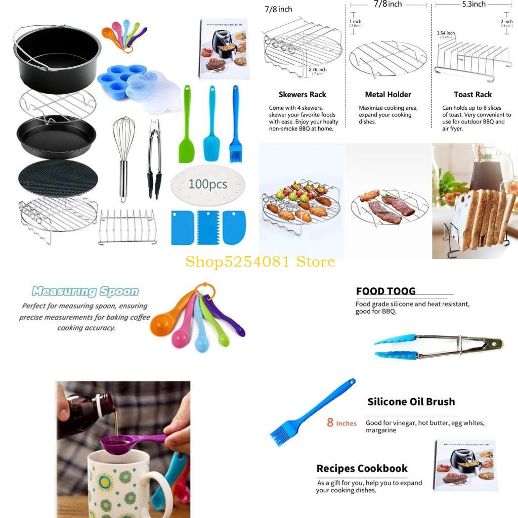 Silicone Steamer Basket - AXYC ชุดอุปกรณ์เสริมหม้อความดัน 17 ชิ้นสำหรับอุปกรณ์เสริม