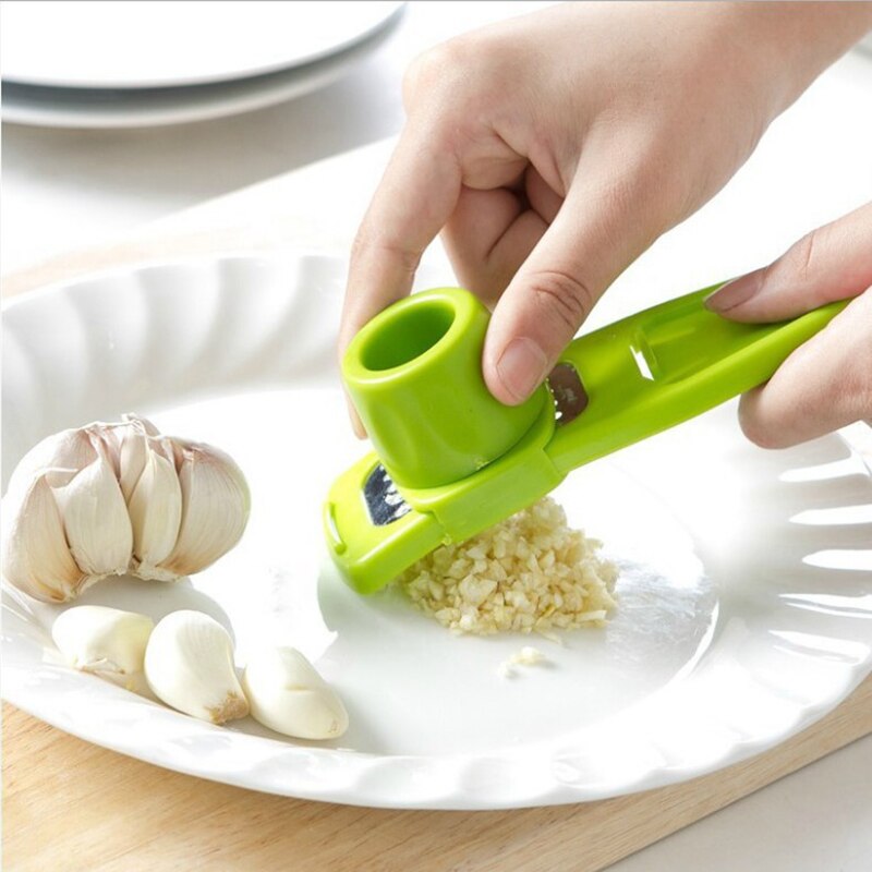 Kitchen Gadgets Green - เครื่องบดกระเทียมขนาดเล็ก1แพ็คเครื่องบดกระเทียมในครัวเครื่องบดกระเทียมสุดสร้างสรรค์เครื่องบดกระเทียมด้วยมืออุปกรณ์ในครัวสีเขียว