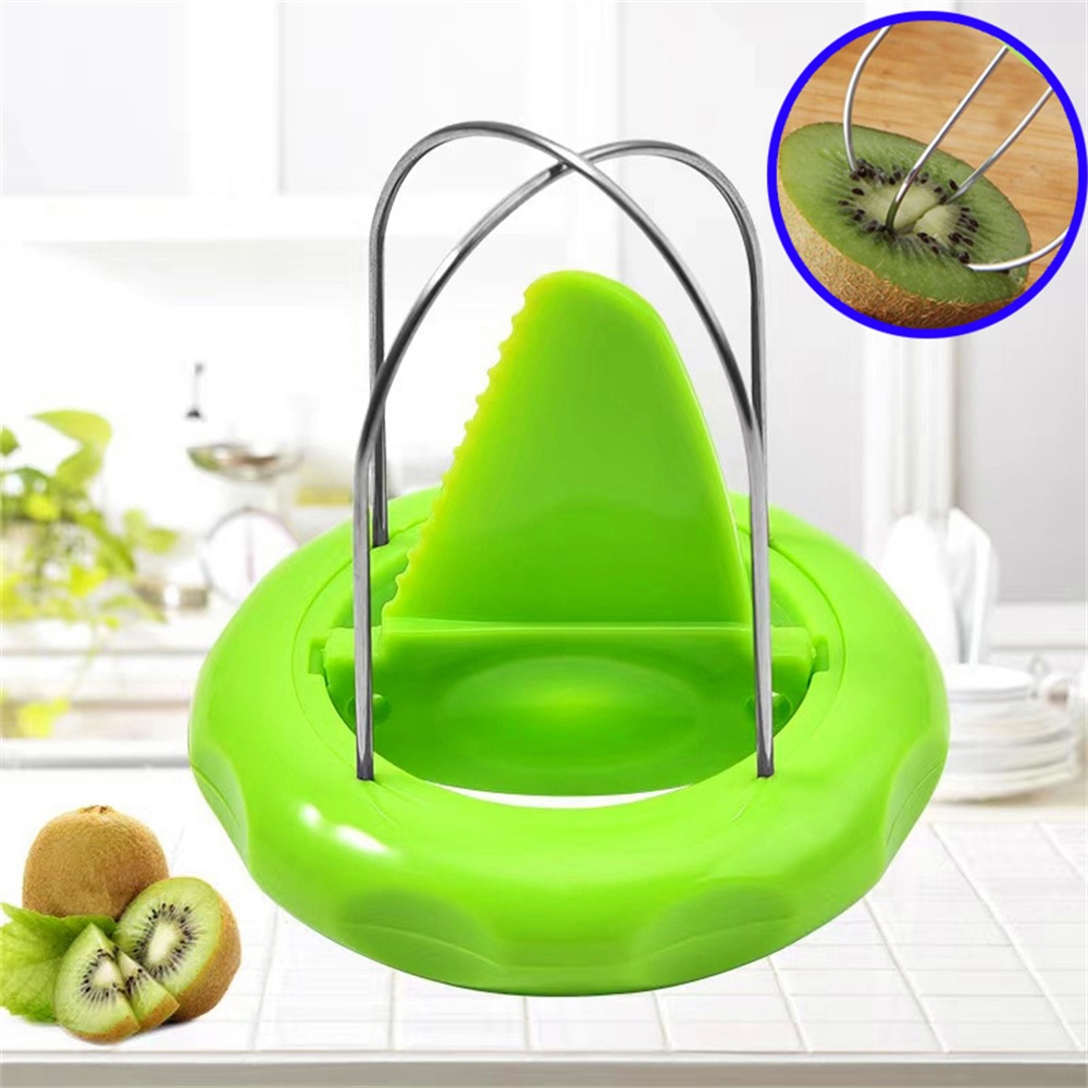 Kitchen Gadgets Hacks - เครื่องตัดกีวี Peeler Slicer ครัวที่ถอดออกได้ Creative Gadgets
