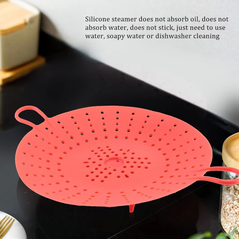 ตะกร้านึ่งซิลิโคนแบบใช้ซ้ำได้  - Silicone Steamer Basket บทวิจารณ์และราคา