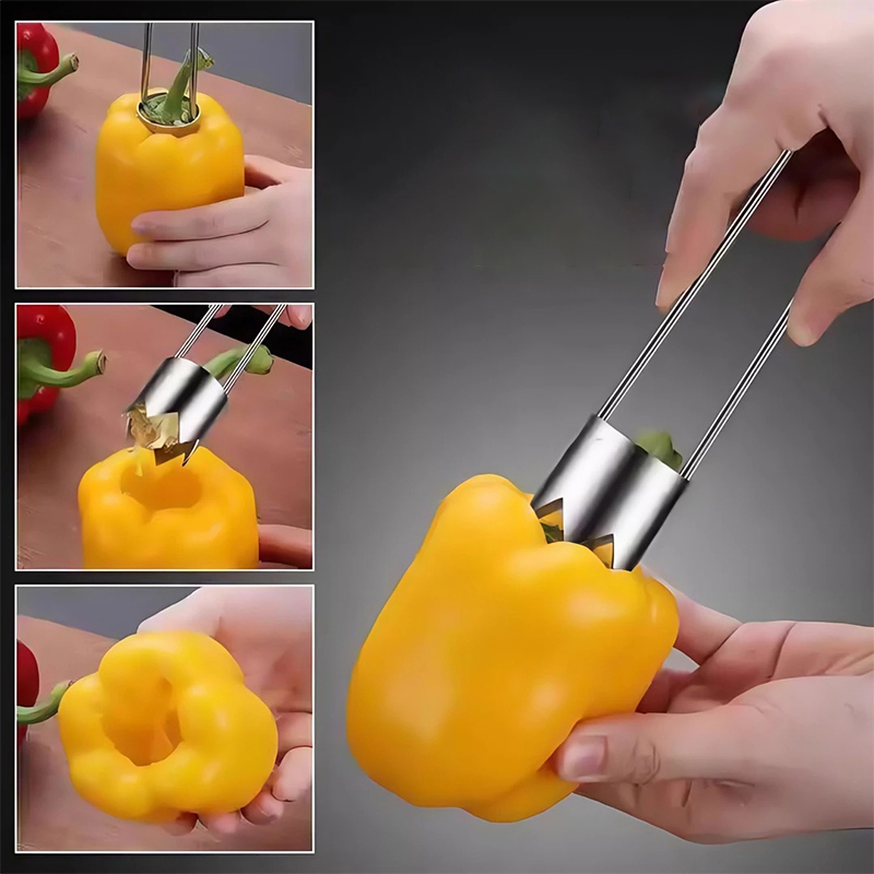ผลไม้สแตนเลส Core Remover Appl - Kitchen Gadgets Kitchen บทวิจารณ์และราคา