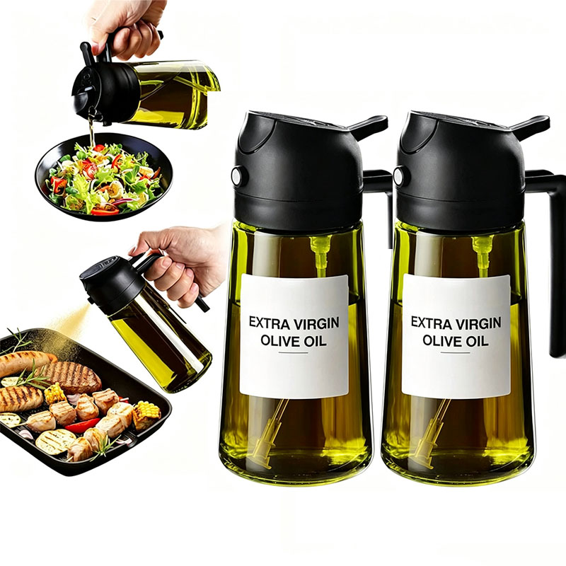 ขวดพลาสติกสำหรับใส่น้ำมันมะกอก - Kitchen Gadgets Green บทวิจารณ์และราคา