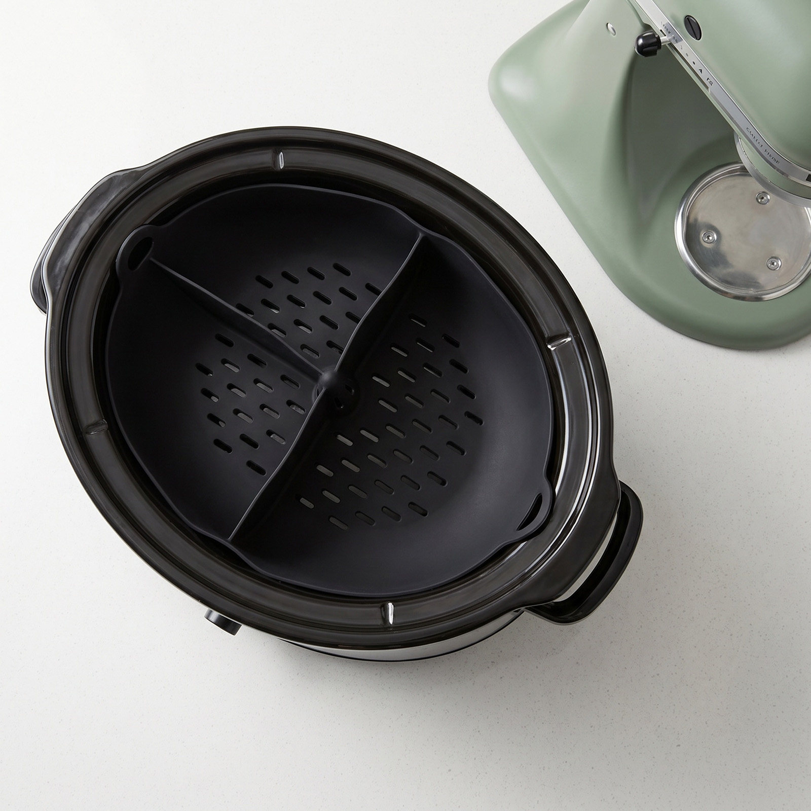 ตะกร้าซิลิโคนสำหรับนึ่งอาหารแบ - Silicone Steamer Basket บทวิจารณ์และราคา