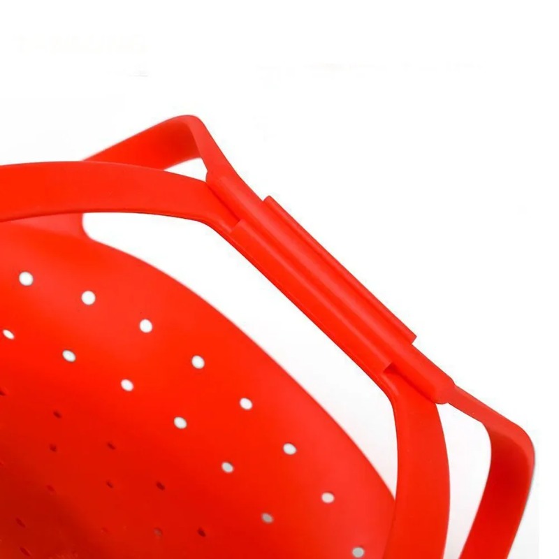 ตะกร้านึ่งพร้อมส่วนต่อขยายซิลิ - Silicone Steamer Basket บทวิจารณ์และราคา