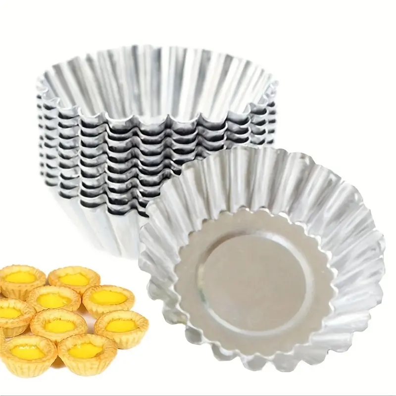 แม่พิมพ์ทาร์ตไข่อลูมิเนียมแบบน - Kitchen Gadgets Deals บทวิจารณ์และราคา