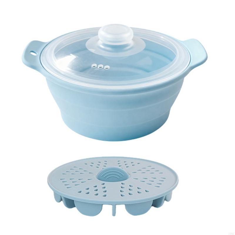เครื่องนึ่งซิลิโคนประหยัดพื้นท - Silicone Steamer Basket บทวิจารณ์และราคา