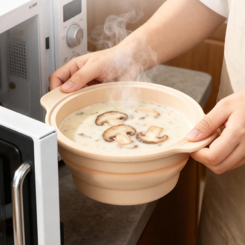 ซิลิโคนพับได้ขนาดเล็กหม้อหุง S - Silicone Steamer Basket บทวิจารณ์และราคา