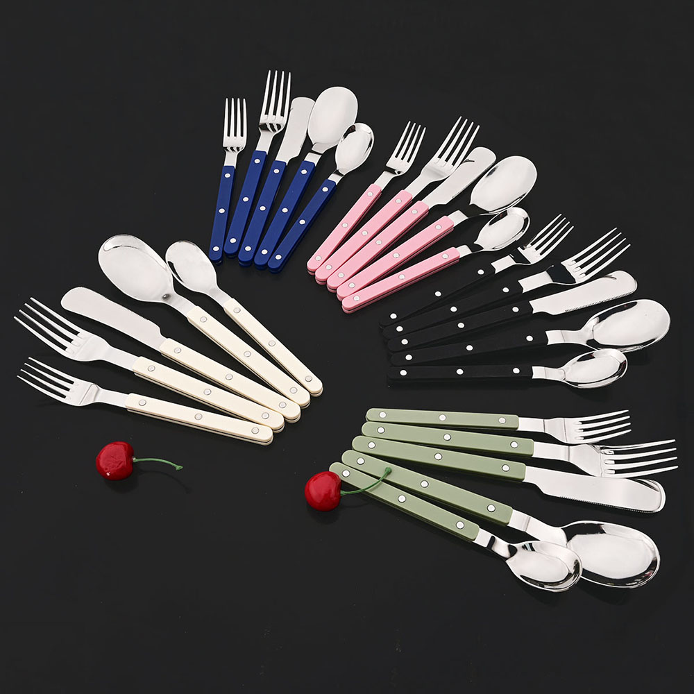ชุดช้อนส้อม 20 ชิ้น ด้ามจับอะค - Kitchen Gadgets Green บทวิจารณ์และราคา