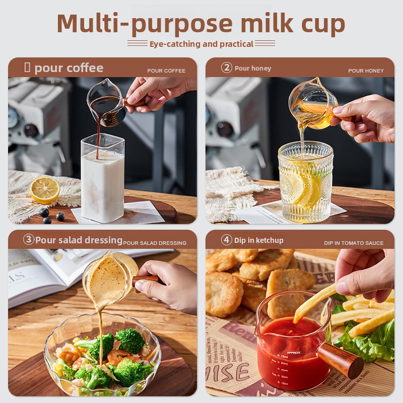 ถ้วยตวงแก้วทนความร้อนพร้อมด้าม - Kitchen Gadgets Kitchen บทวิจารณ์และราคา