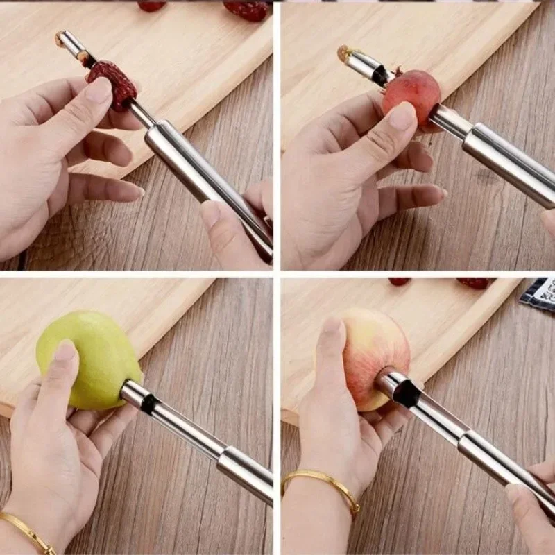สแตนเลสสตีลผลไม้ Corer Apple S - Kitchen Gadgets Hacks บทวิจารณ์และราคา