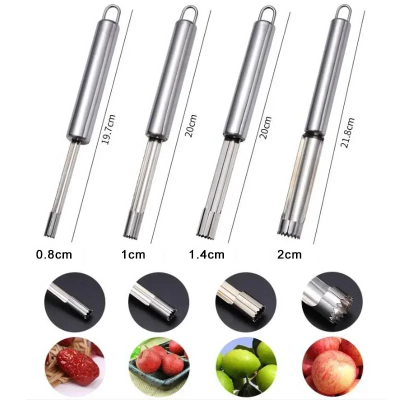 สแตนเลสสตีลผลไม้ Corer Apple S - Kitchen Gadgets Hacks บทวิจารณ์และราคา