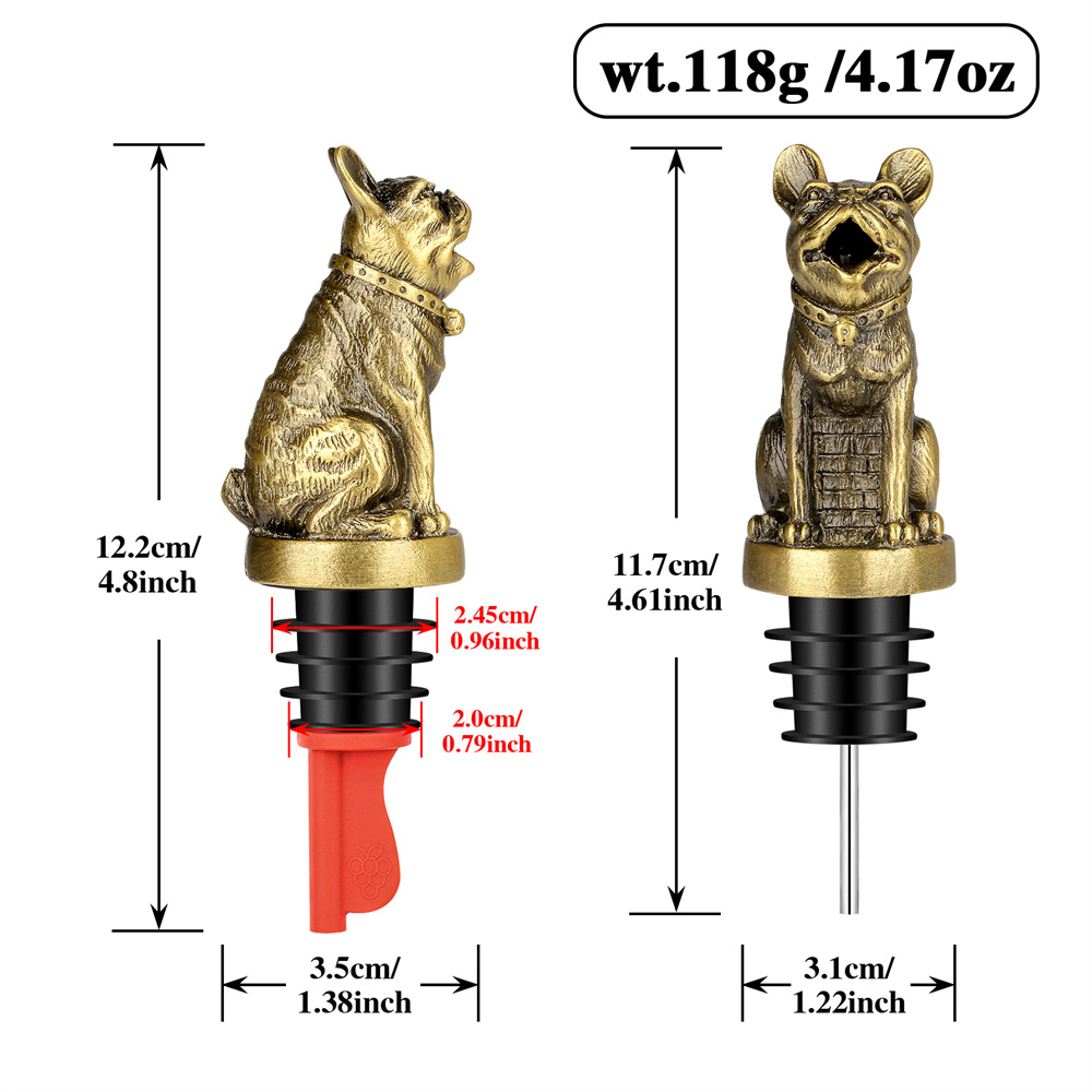 น่ารัก French Bulldog ไวน์ Pou - Kitchen Gadgets Deals บทวิจารณ์และราคา