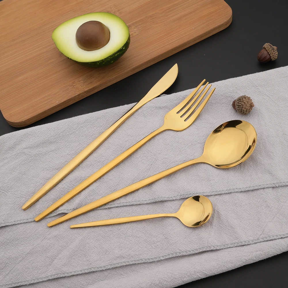 16 ชิ้นสีเขียวทองอาหารเย็นสแตน - Kitchen Gadgets Green บทวิจารณ์และราคา