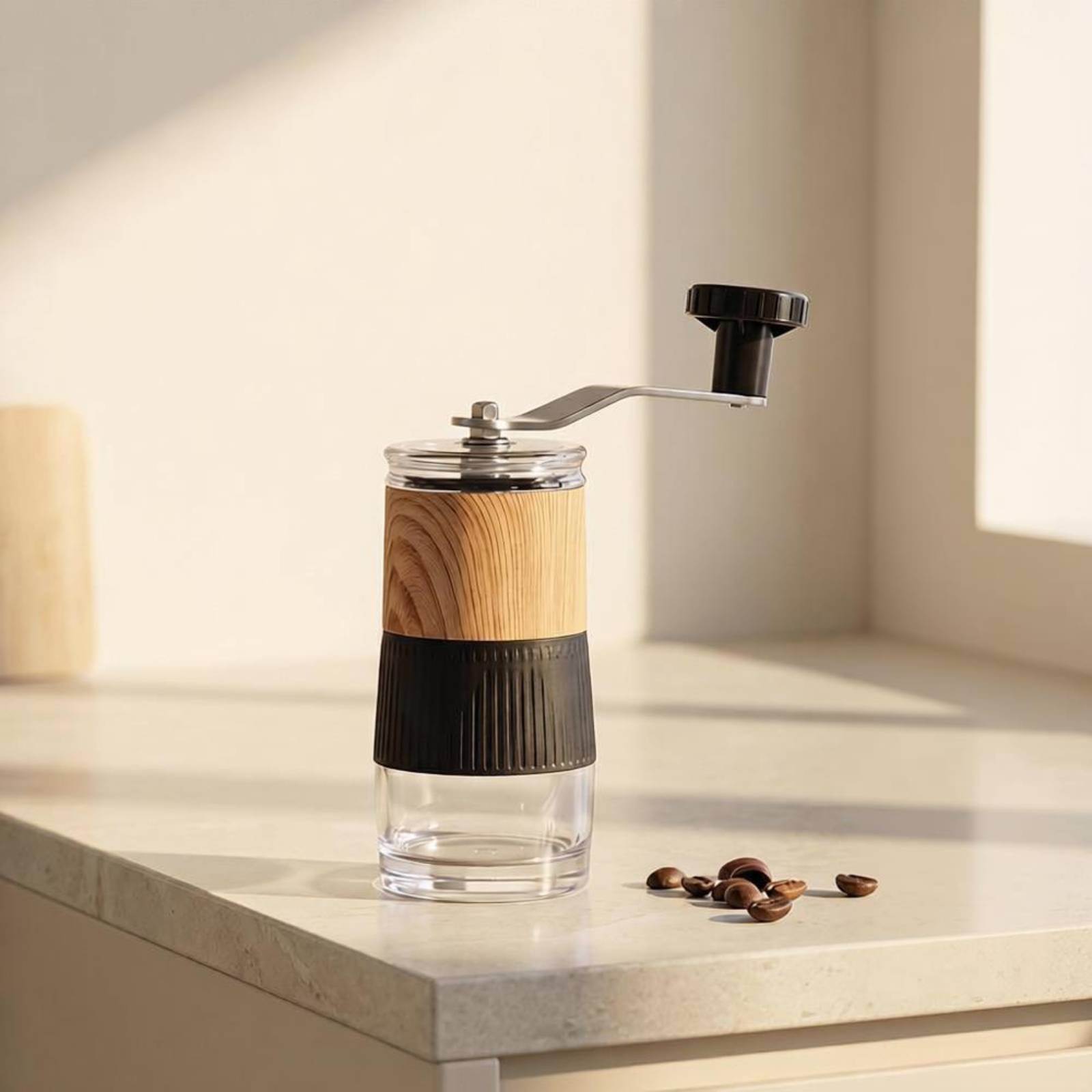 เครื่องบดกาแฟแบบมือหมุน บดละเอ - Kitchen Hand Gadgets บทวิจารณ์และราคา