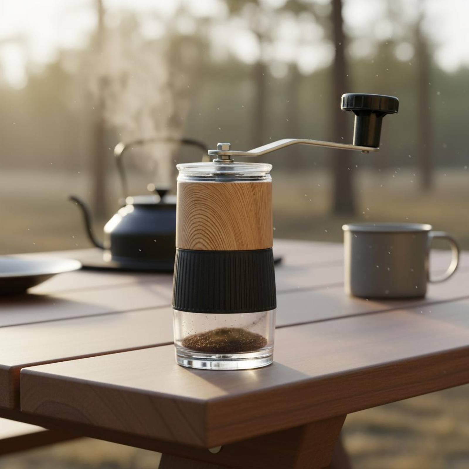 เครื่องบดกาแฟแบบมือหมุน บดละเอ - Kitchen Hand Gadgets บทวิจารณ์และราคา