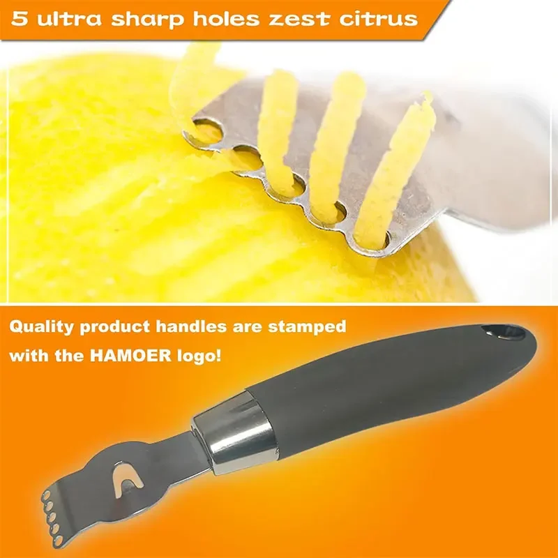 Lemon Citrus Zester เครื่องมือ - Kitchen Gadgets Hacks บทวิจารณ์และราคา
