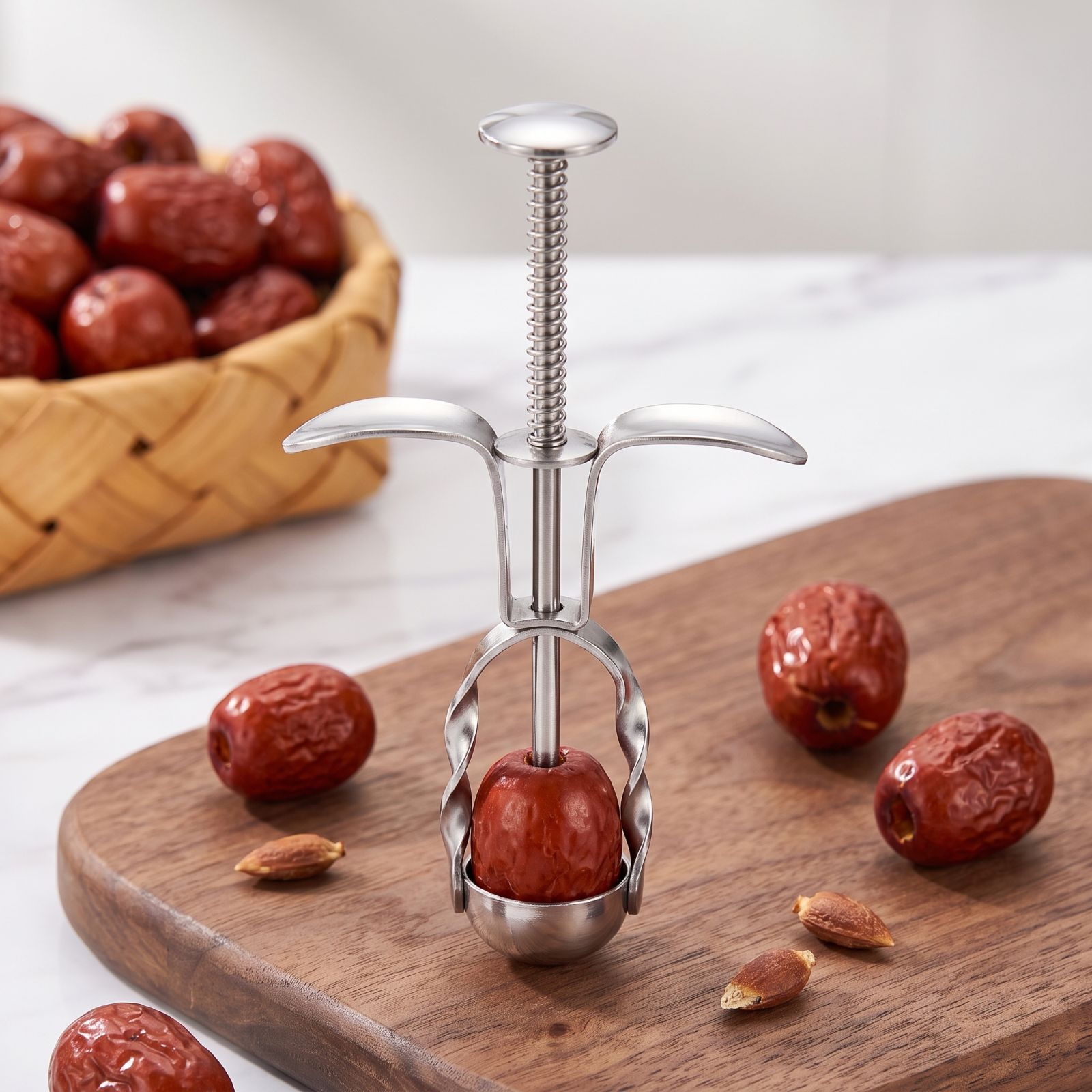 เครื่องมือเอาเมล็ดพุทราแดงสแตน - Kitchen Gadgets Kitchen บทวิจารณ์และราคา