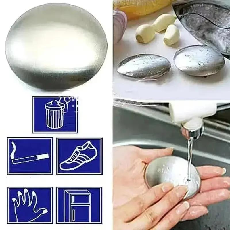 สบู่สแตนเลสใหม่สำหรับขจัดกลิ่น - Kitchen Hand Gadgets บทวิจารณ์และราคา