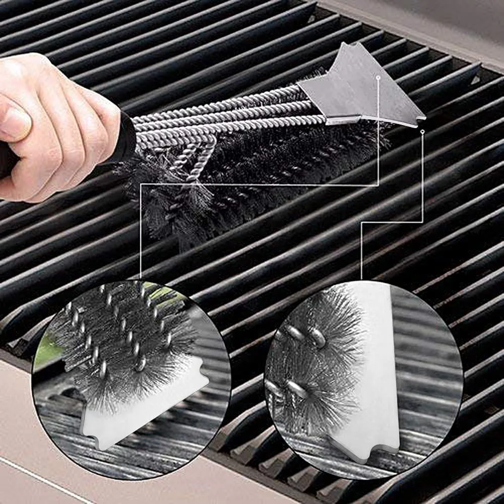 แปรงทำความสะอาดบาร์บีคิวสแตนเล - Kitchen Gadgets Deals บทวิจารณ์และราคา
