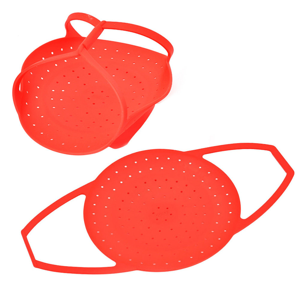 ตะแกรงนึ่งซิลิโคนแบบพับได้ 2 ช - Silicone Steamer Basket บทวิจารณ์และราคา