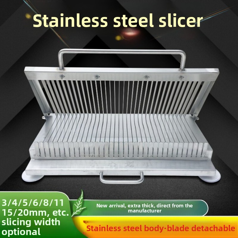 เครื่องหั่นอาหารแบบกดมือสแตนเล - Kitchen Hand Gadgets บทวิจารณ์และราคา